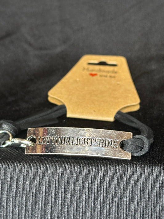 'Let Your Light Shine' Inspirational Bracelet