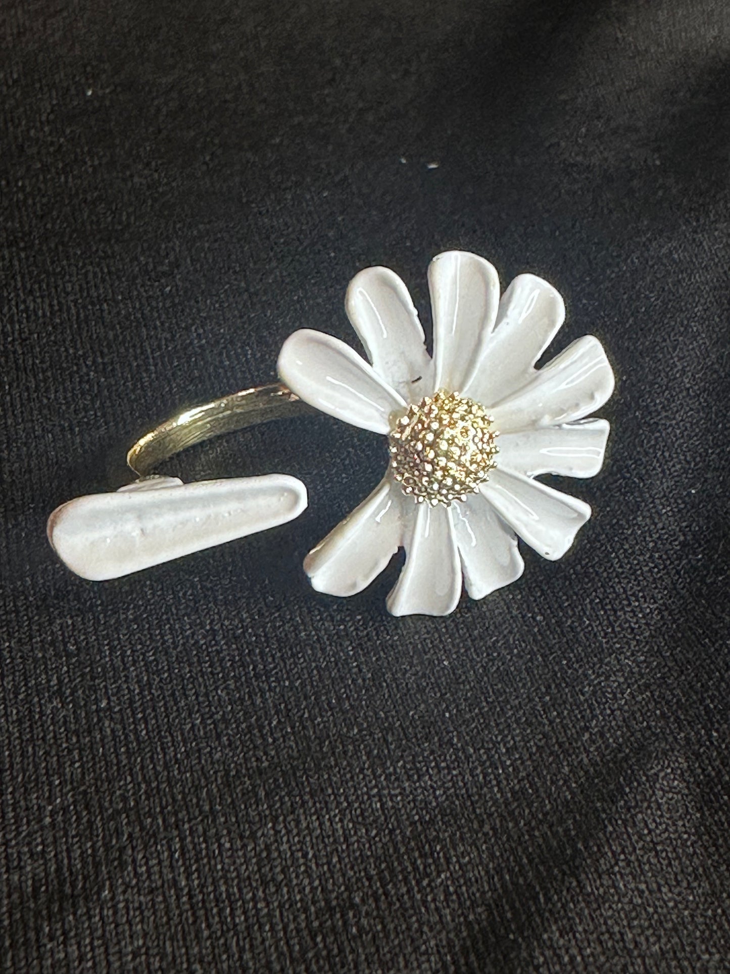 Daisy Flower Open Ring