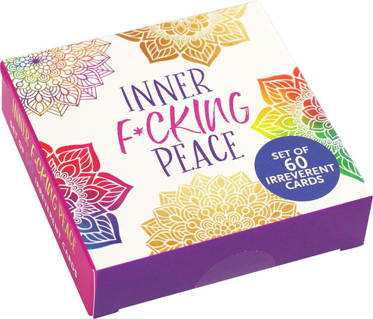 Inner F*cking Peace Motivational Card Deck (60 pack)