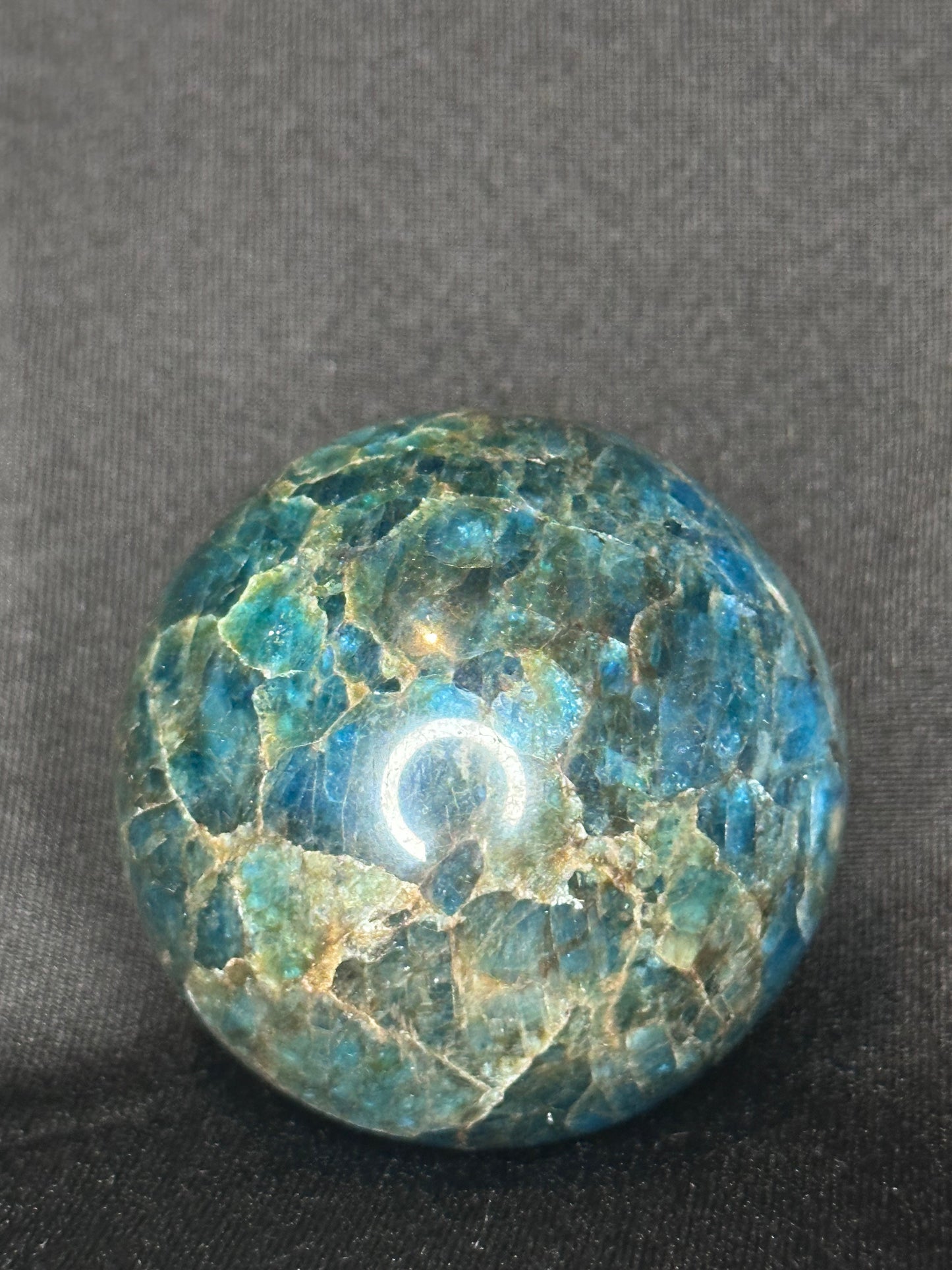 Blue Apatite Sphere Natural Crystal Sphere