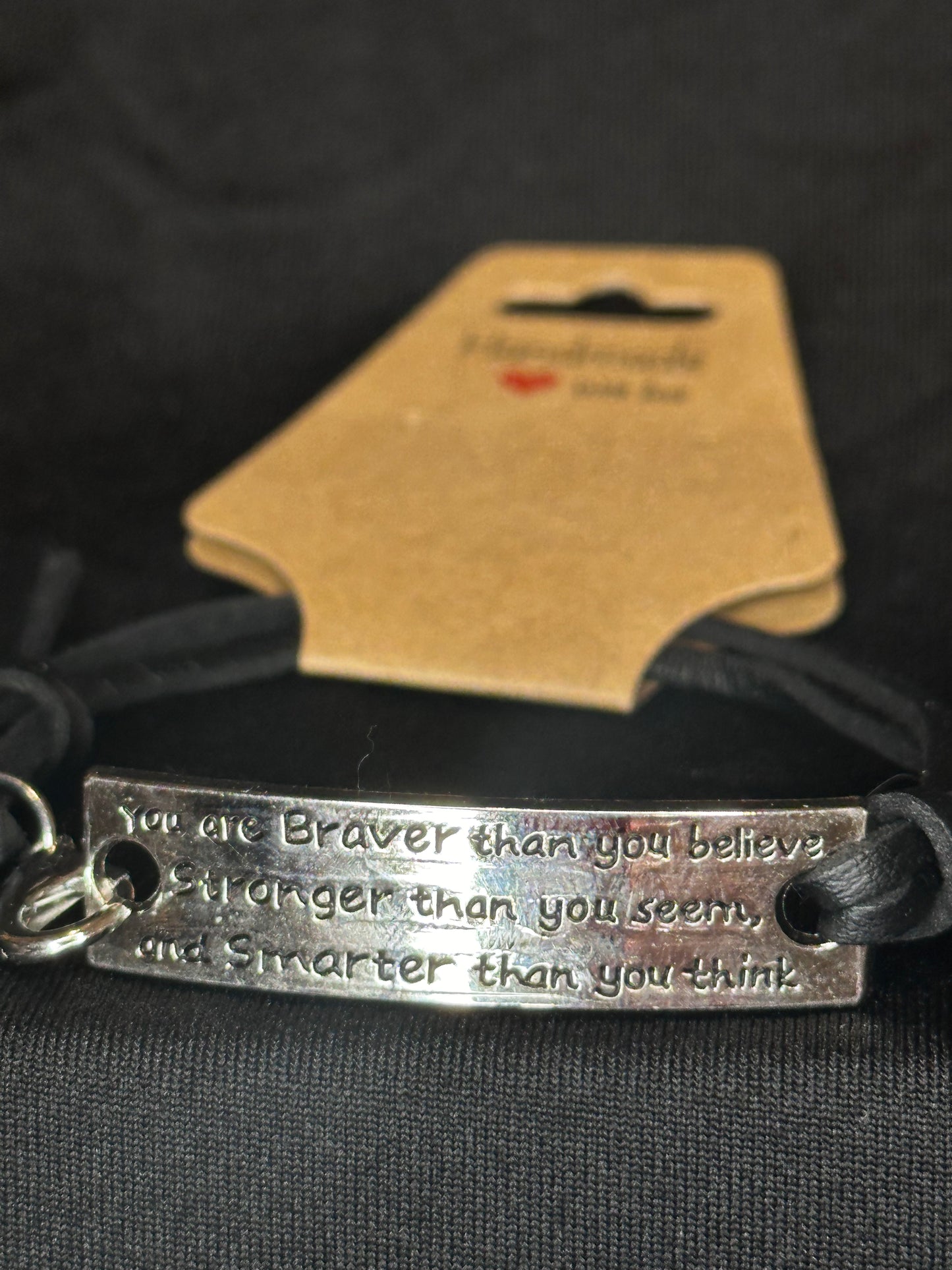 'You Are Braver Than You Believe, Stronger Than You Seem, And Smarter Than You Think' Bracelet