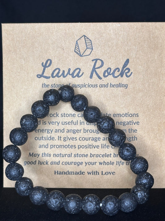 Lava Rock Bracelet