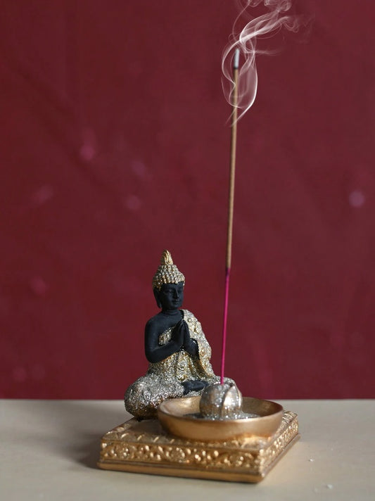 Buddha Incense Burner Bedside Aromatherapy Furnace Creative Home Decoration Essential Oil Diffuser Yoga Relaxation