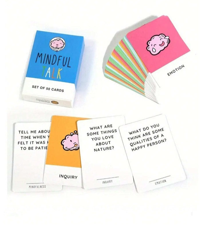 A Set Of Mindfulness Talk Card Game Full Of Intelligent Card Games