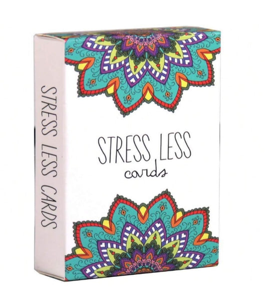 Stress Less Cards - 50 Mindfulness & Meditation Exercises - Helps Relieve Stress And Anxiety